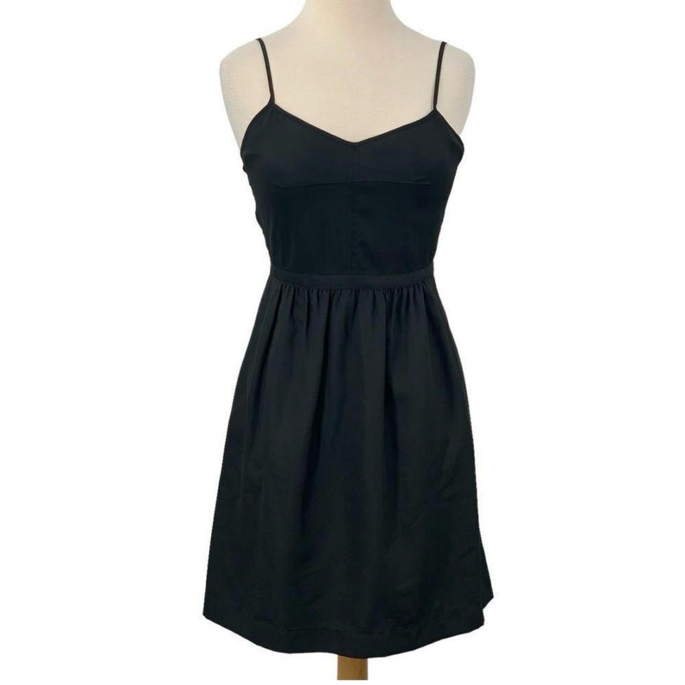 J. Crew Elegant Black Mini Dress